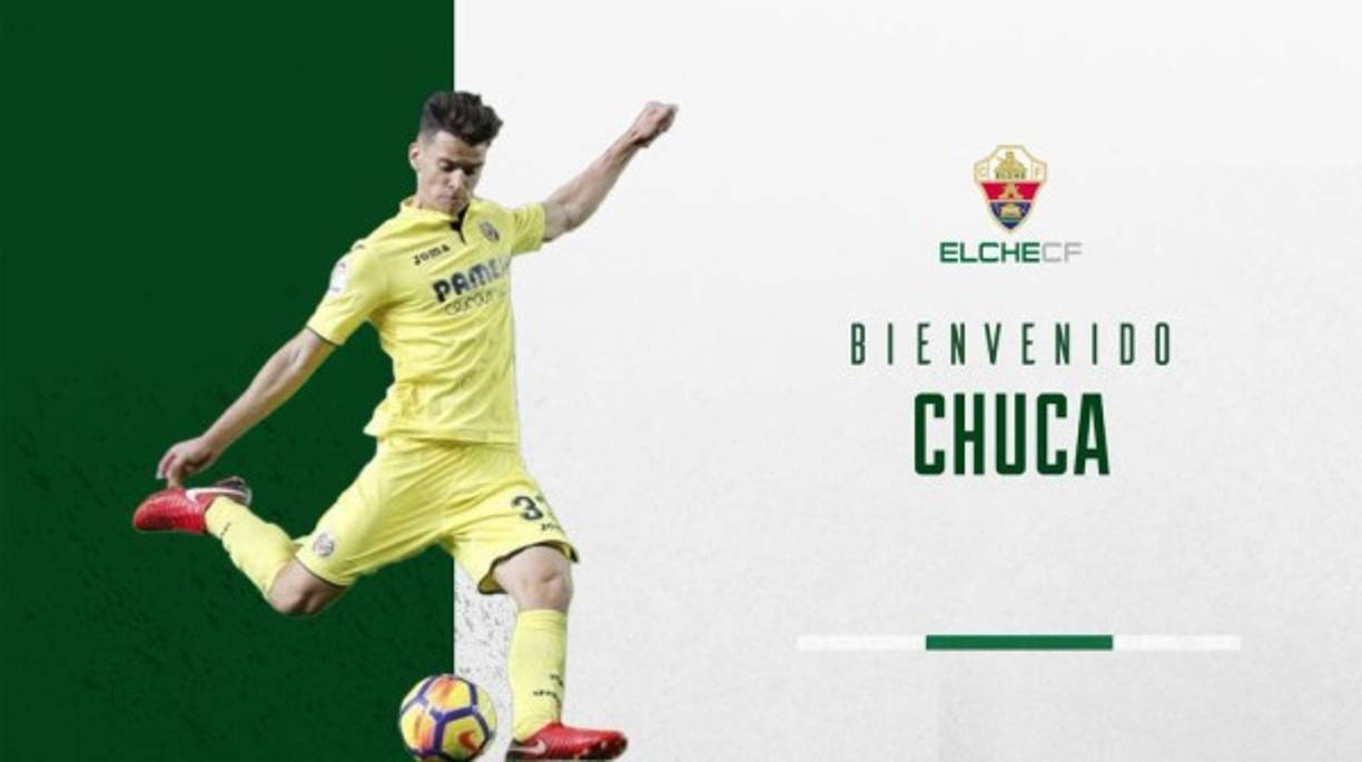 El Elche obtiene la cesión del mediocentro 'Chuca', llega procedente del Villareal B por una temporada.