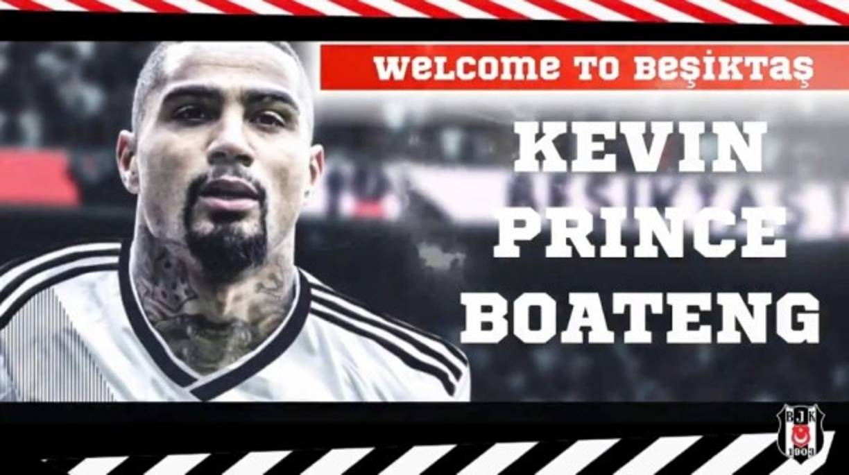 Kevin-Prince Boateng cambia de aires. El delantero ghanés deja la Fiorentina y jugará cedido lo que resta de temporada en el Besiktas turco.