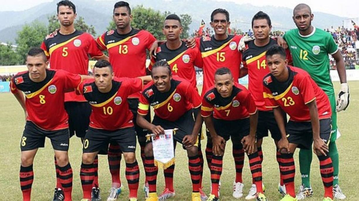 Seleccción de Timor Oriental (Asia).