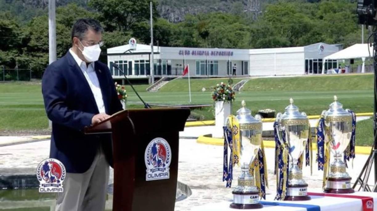 Sebastián Pastor Mejía fue uno de los que recordó el legado que dejó José Rafael Ferrari en el Olimpia. Hoy el sueño de tener su propia sede se ha cumplido.