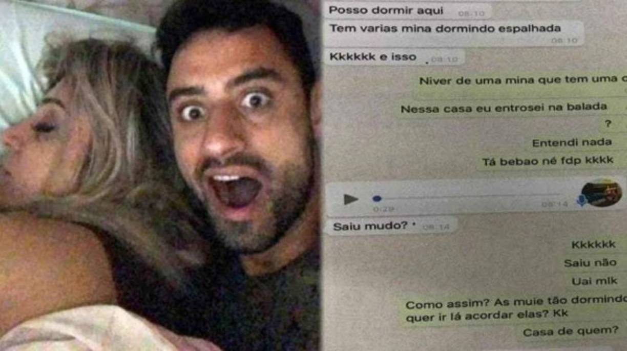 Las investigaciones indicaron que el jugador Correa habría intercambiado esa noche mensajes de WhatsApp con un amigo, en las que envió fotos suyas al lado de la esposa del empresario mientras ésta dormía.