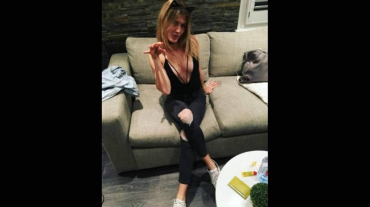 La tenista canadiense Eugenie 'Genie' Bouchard Leclair.