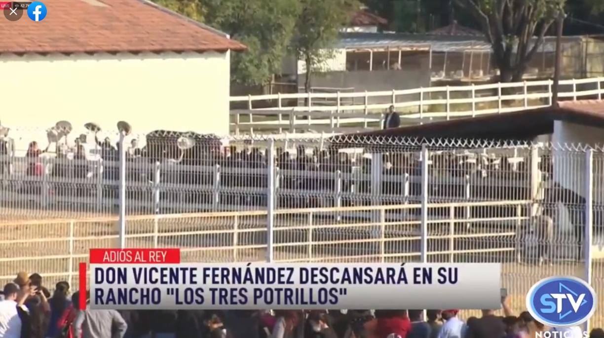 FOTOS: Entre charros y música de mariachi despidieron a Vicente Fernández