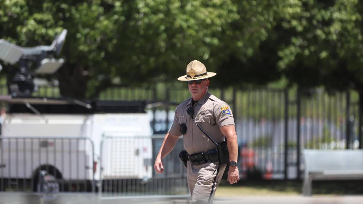 La seguridad está presente en Arizona por los juegos del Grupo B de la Copa Oro 2023.