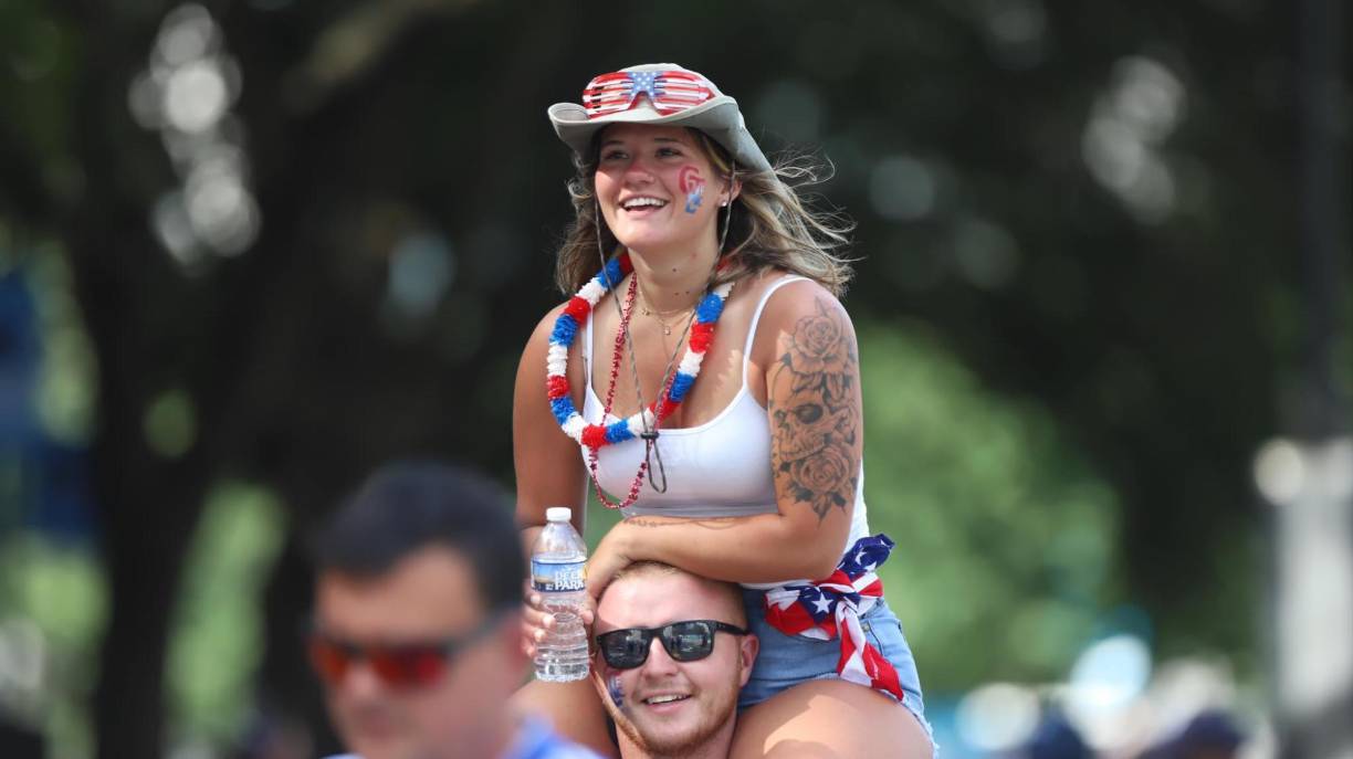 Los estadounidenses también pusieron el ambiente.