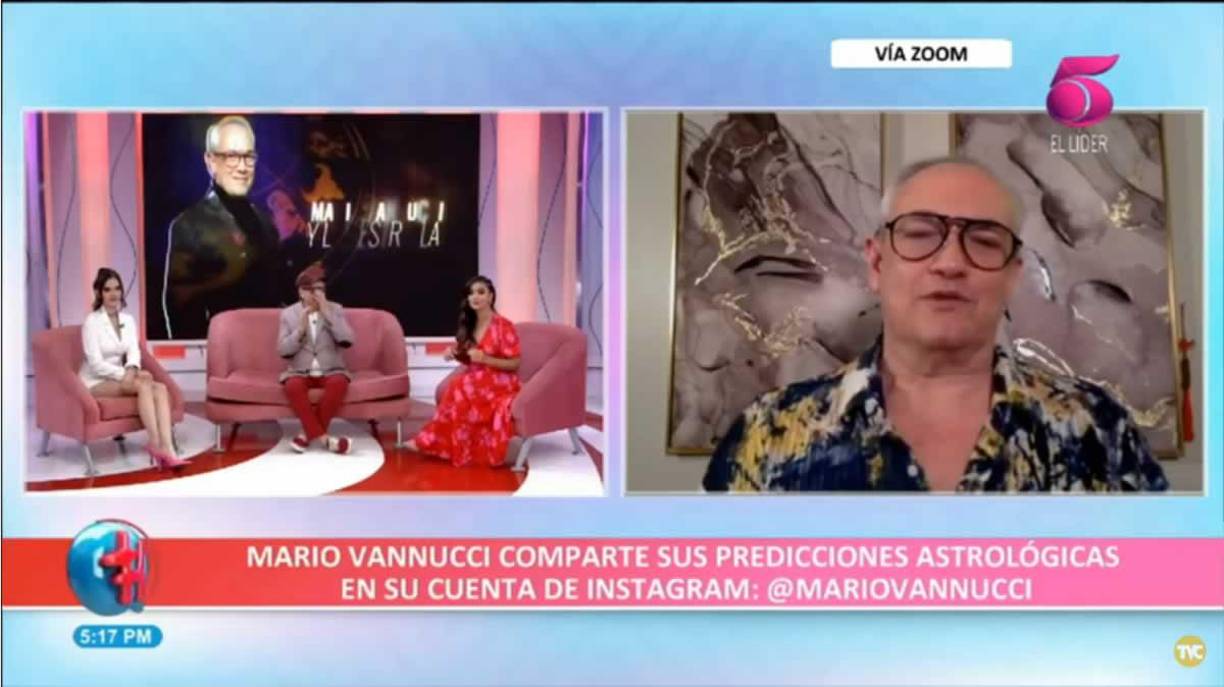 El tema surgió después de que el astrólogo venezolano Mario Vannucci, invitado en el programa, asegurara que Quioto está en un conflicto en su vida amorosa, pues su corazón se divide entre dos mujeres; “una morena y otra blanca de pelo negro”, dijo.