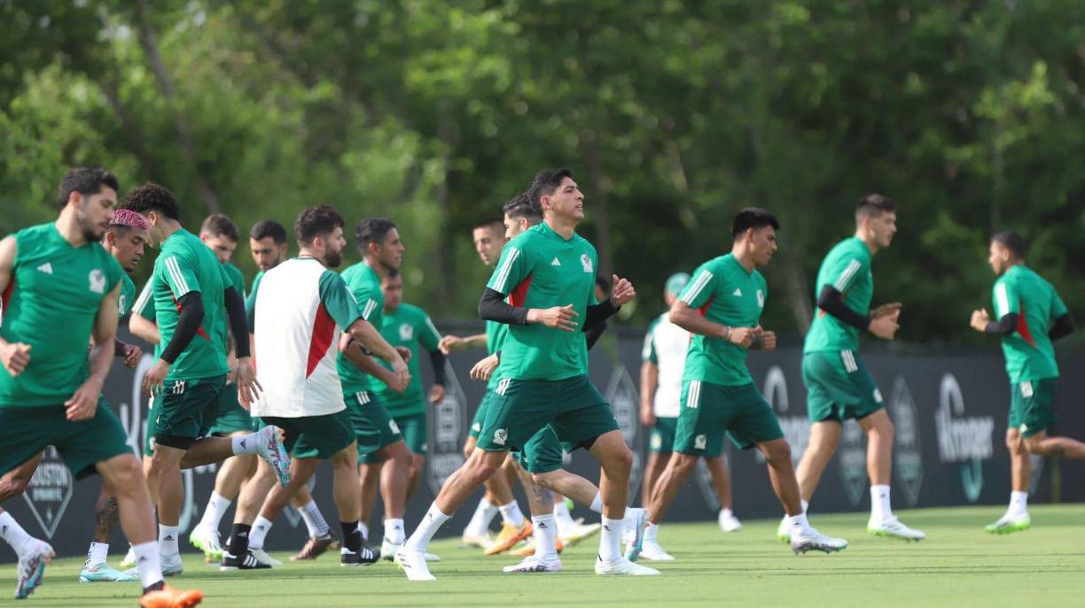 El conjunto azteca realizó este entrenamiento en vísperas al duelo inicial de Copa Oro 2023 contra Honduras.