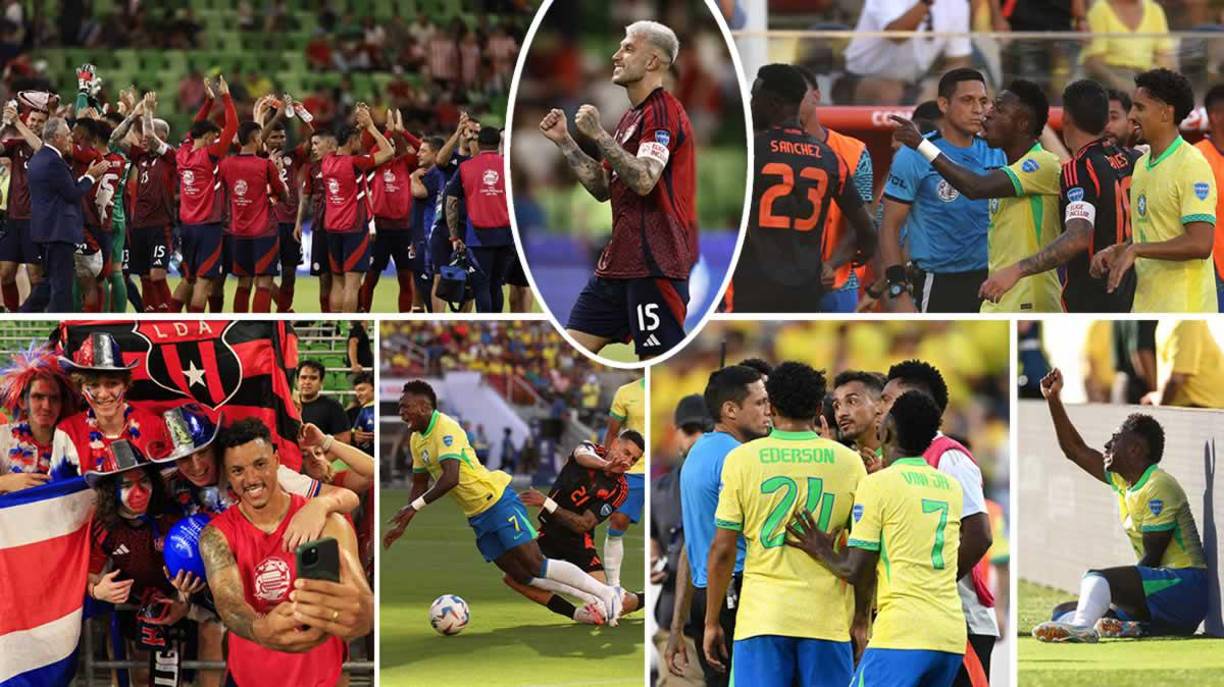 Las imágenes de la eliminación de Costa Rica en la Copa América 2024 y el bronca de Vinicius en el juego de Brasil contra Colombia. La Selecao recibió malas noticias con su máxima figura.