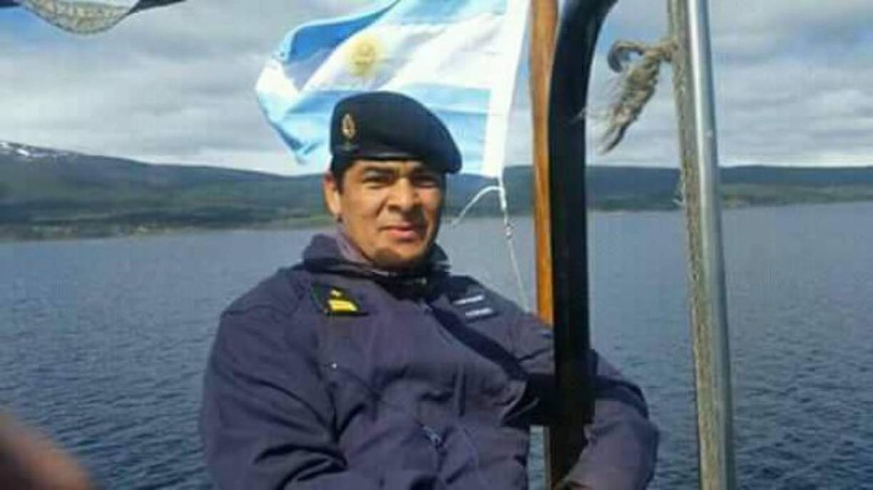 Victor Hugo Coronel, suboficial primero. Coronel era el enfermero a bordo del submarino.<br/>