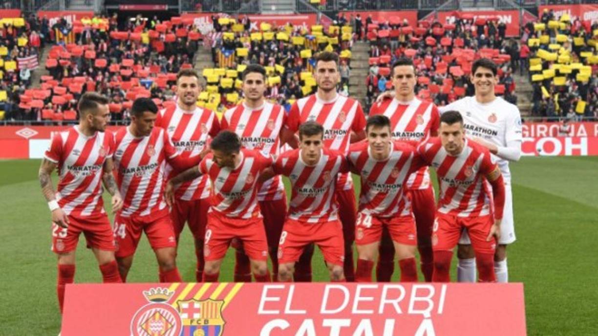 Este fue el 11 titular del Girona ante Barcelona. El hondureño Antony Lozano comenzó en el banco de suplentes.