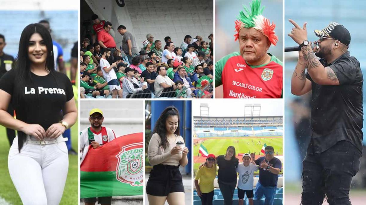 Las imágenes del ambiente que se vivió en el partido de la primera edición de la Copa LA PRENSA entre Marathón y Victoria en el estadio Olímpico de San Pedro Sula.