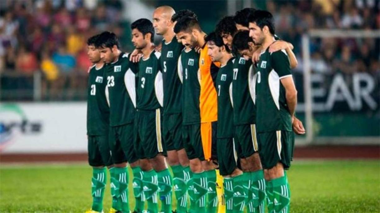 La Selección de Fútbol de Pakistán (Confederación Asiática) se encuentra en el puesto 201 del ranking mundial de la FIFA en 2019.