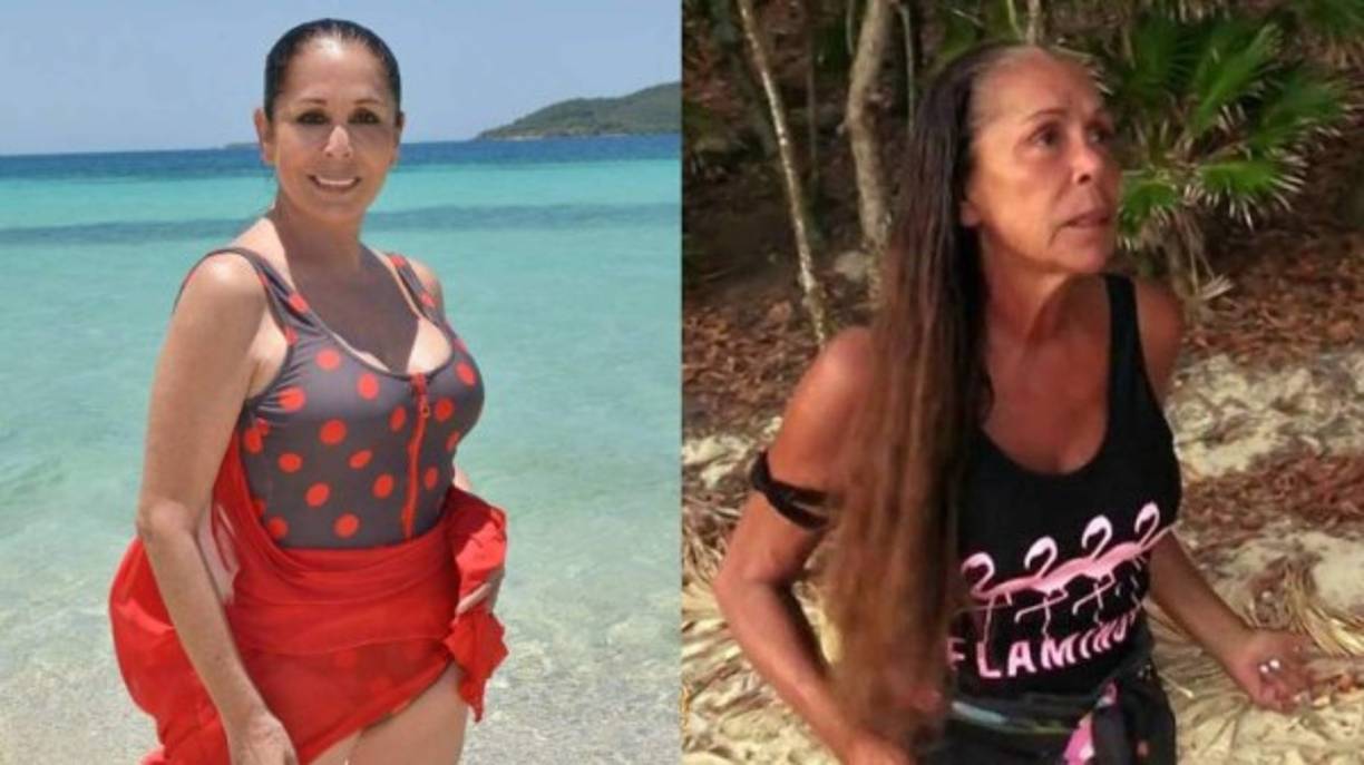 La famosa cantante española Isabel Pantoja, quien se convirtió en una de las sorpresas del reality, es una de las que más ha sufrido un cambio físico.