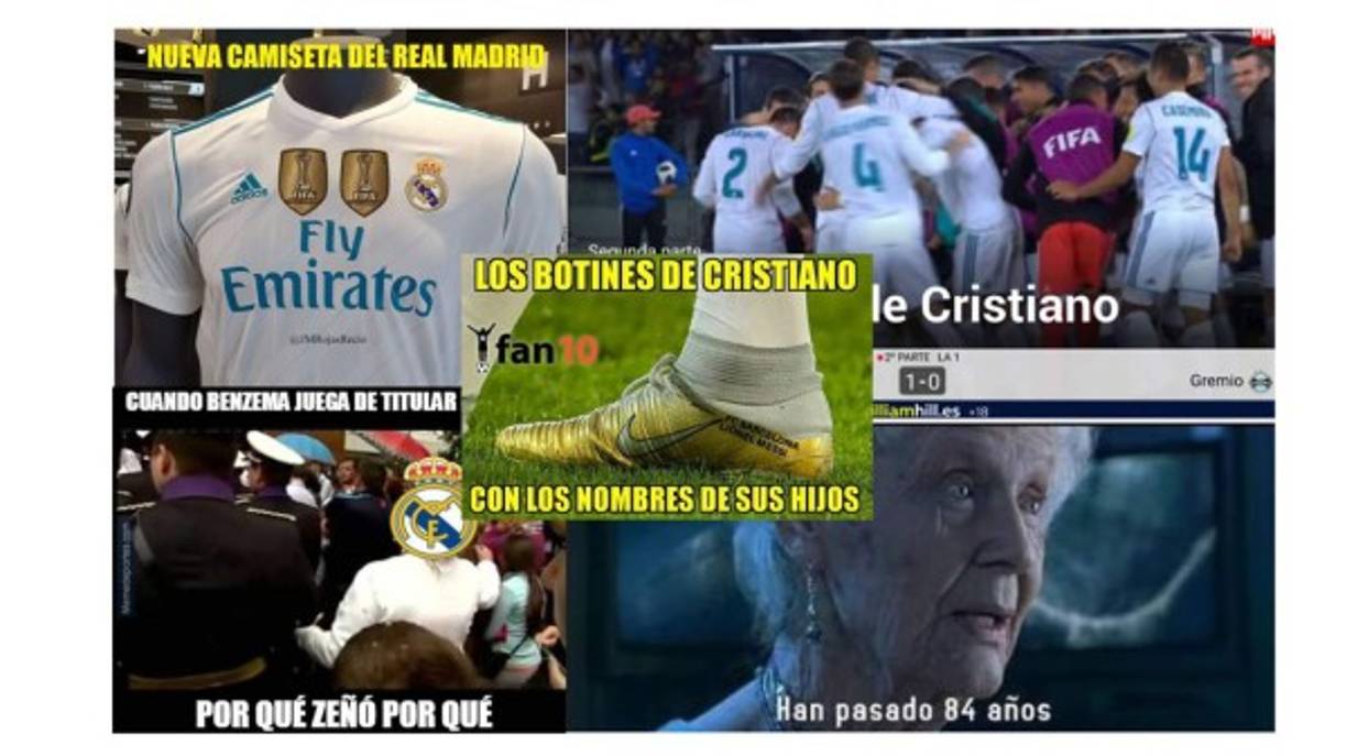 Los divertidos memes de la final del Mundial de Clubes que disputaron Real Madrid y Gremio.