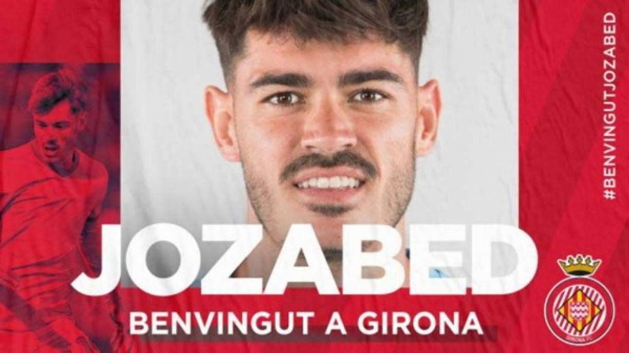 El Girona obtiene la cesión del centrocampista Jozabed por una temporada. Llega procedente del Celta de Vigo.