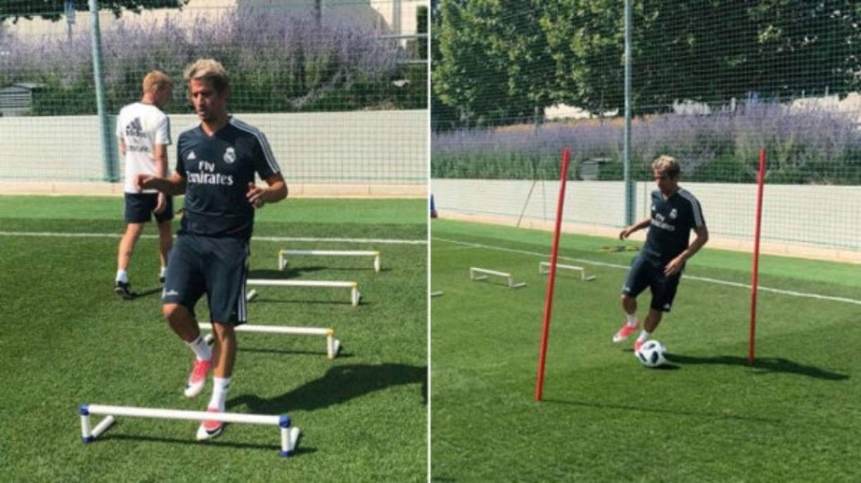 Fabio Coentrao se encuentra negociando su salida del Real Madrid y este miércoles ha reaparecido en Valdebebas. El portugués ha colgado dos imágenes suyas entrenándose en la Ciudad Deportiva del club blanco. El lateral izquierdo lleva desde el viernes trabajando a la espera de resolver su futuro, que está lejos del Madrid.