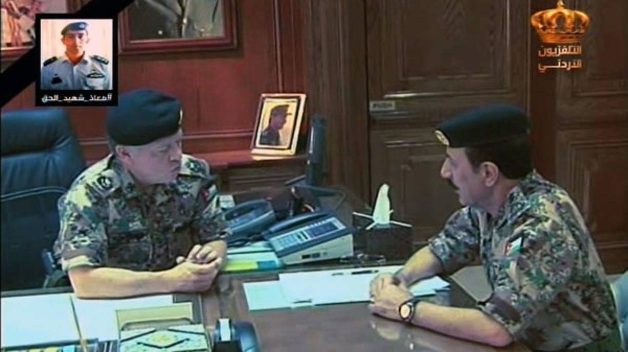 El rey Abdulá II coordinó los bombardeos contra el Estado Islámico en Siria.