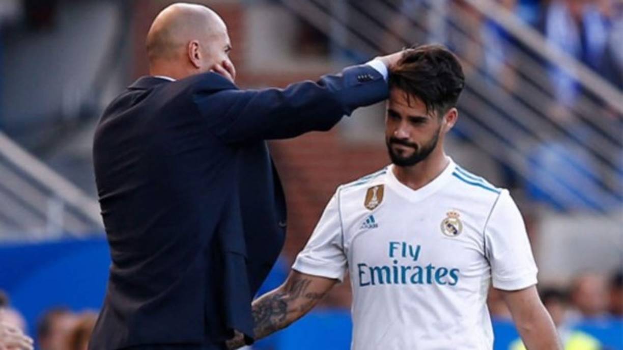 Isco no goza de la confianza absoluta de Zidane pero recibe el apoyo de su novia.