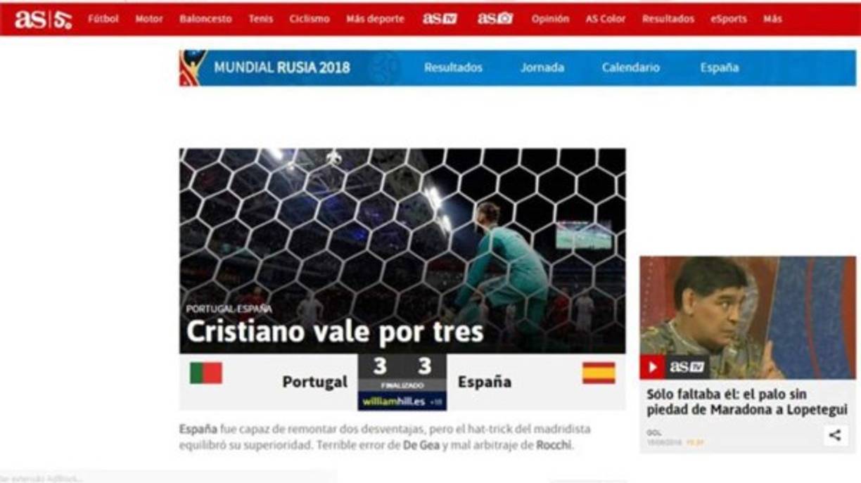 El Diario AS de España.