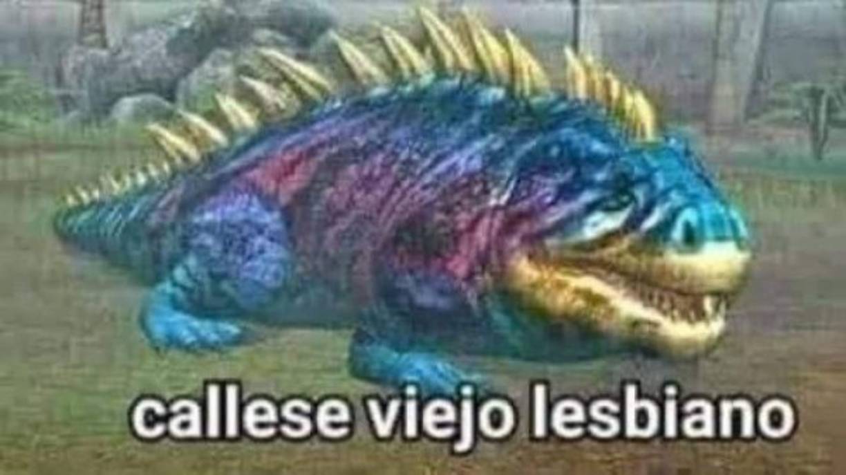 Viejo lesbiano<br/><br/>El remix se escuchó en diferentes formatos y que se convirtió en uno de los fenómenos virales del año. <br/><br/>El más popular fue la imagen y el video de un tiranosaurio animado por computadora moviéndose a este ritmo, interpretado por una voz electrónica que dice: 'auxilio, me desmayo, cállese viejo lesbiano'.