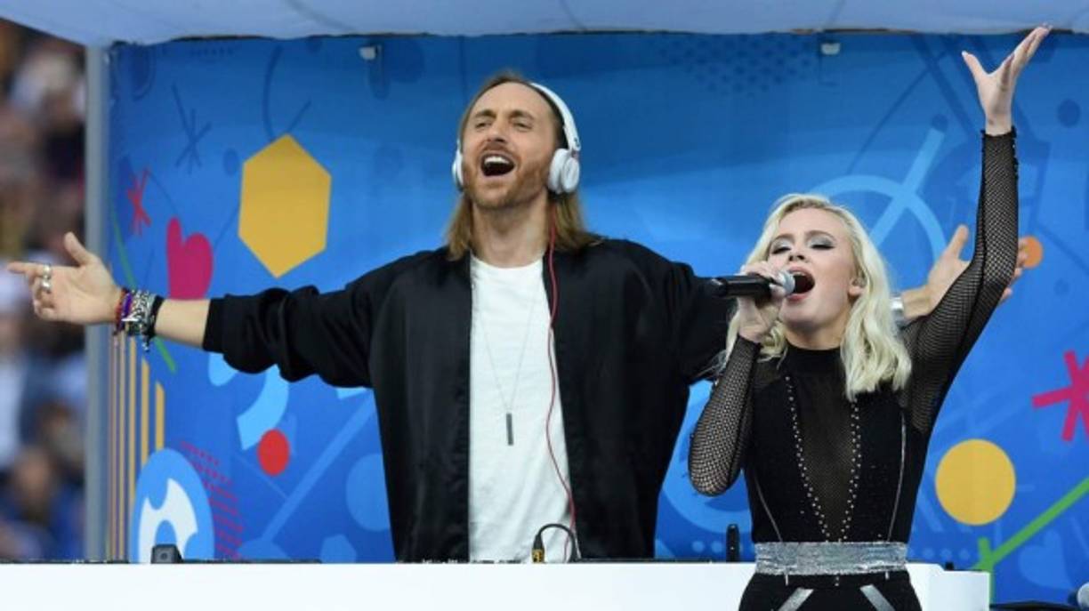 la sueca Zara Larsson y David Guetta animaron en la inauguración de la Euro.