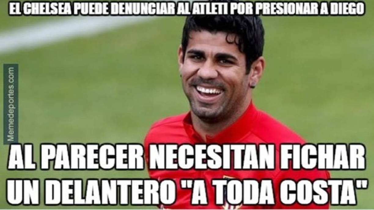 El Chelsea puede denunciar al Atlético por presionar a Diego Costa.