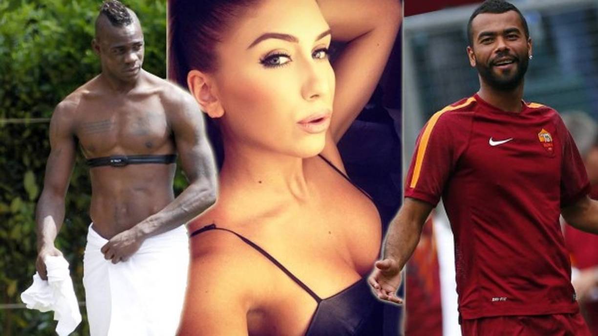 Ella estuvo con Balotteli y en su momento con el defensor inglés Ashely Cole.