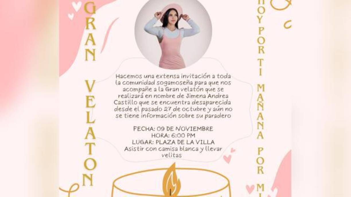 En días posteriores, Sierra expresó preocupación a su familia al afirmar que existía una orden de captura en su contra como presunto sospechoso de la desaparición de Jimena.