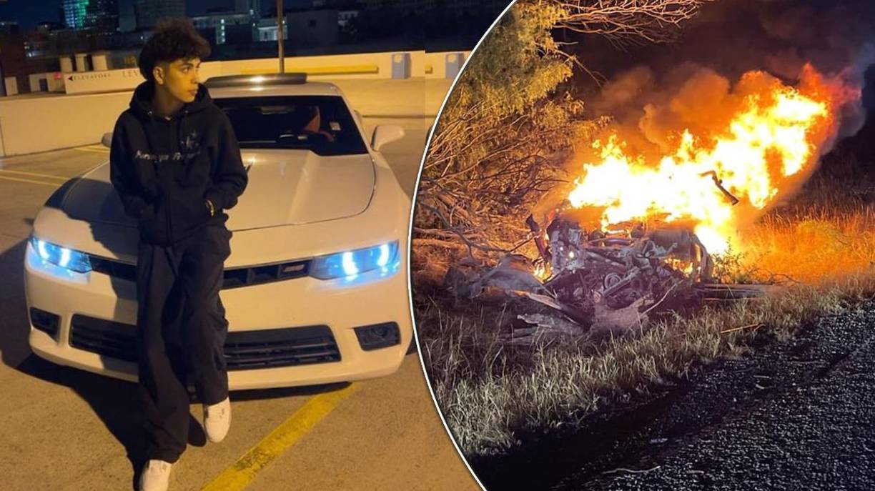 La estrella de TikTok, Gabriel Salazar, murió junto a tres de sus amigos tras sufrir un aparatoso accidente durante una persecución policial en Texas, informaron medios locales.