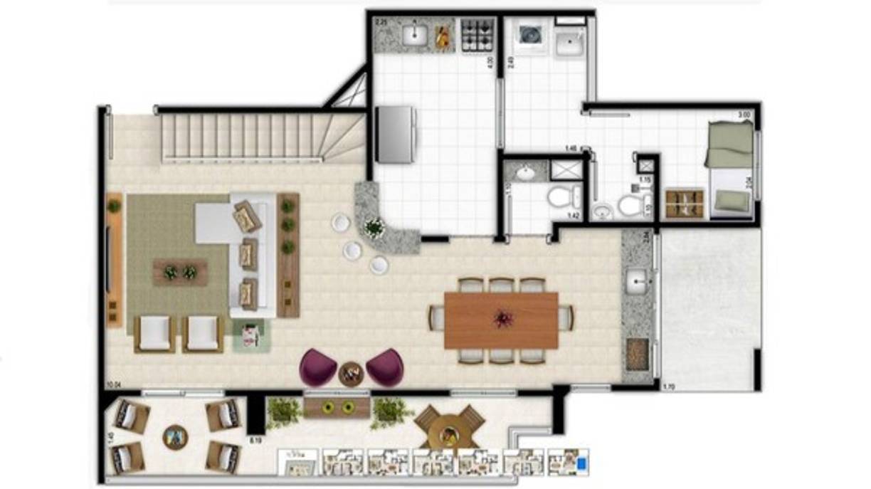 El lujoso triplex era utilizado por el exmandatario y su ahora fallecida esposa.