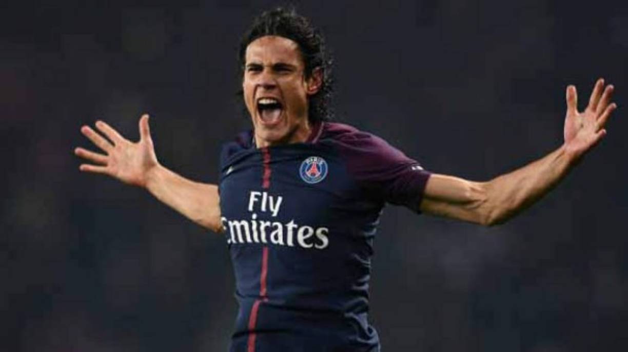 10- Edinson Cavani: Delantero uruguayo del PSG, cuenta con 17 goles.