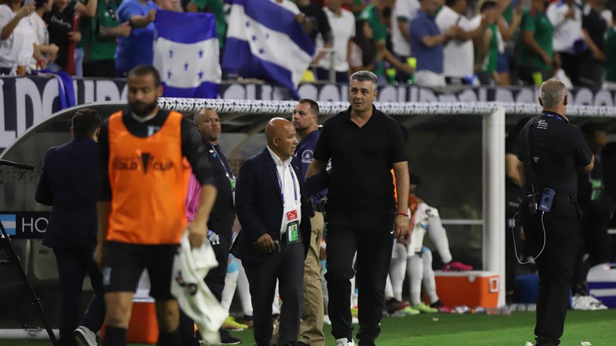 Tras el final del juego, este fue el gesto de Diego Vázquez.