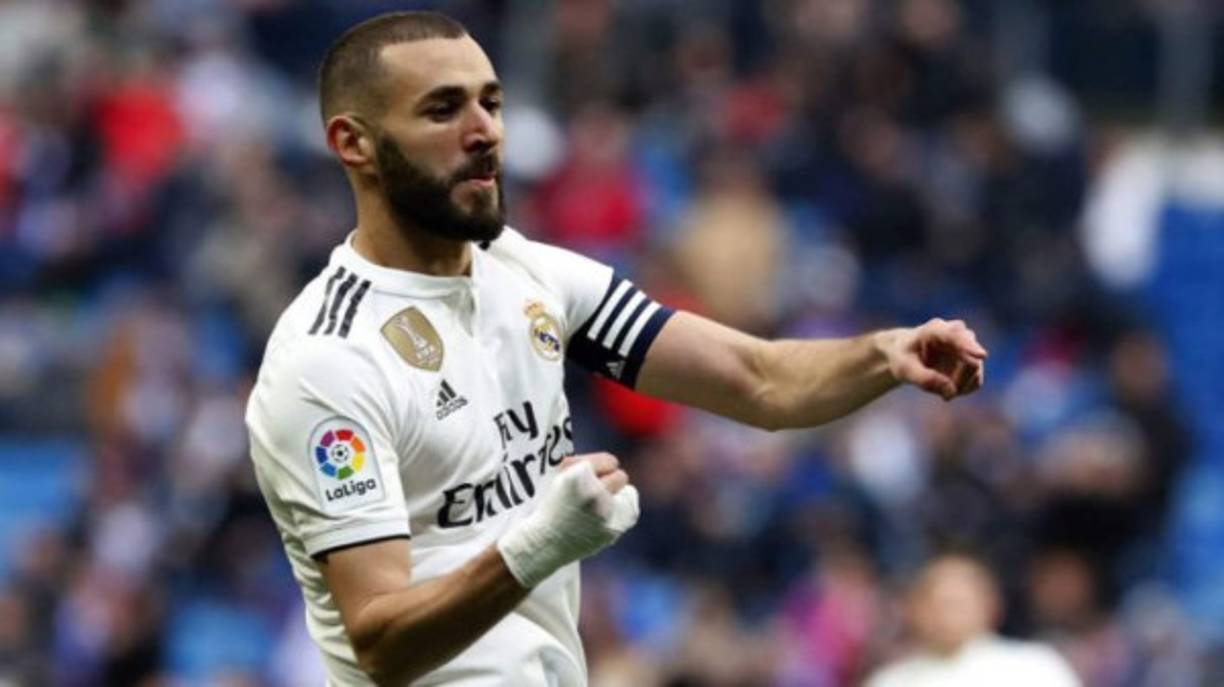 9- Karim Benzema (42 puntos): 21 goles con Real Madrid en La Liga de España.