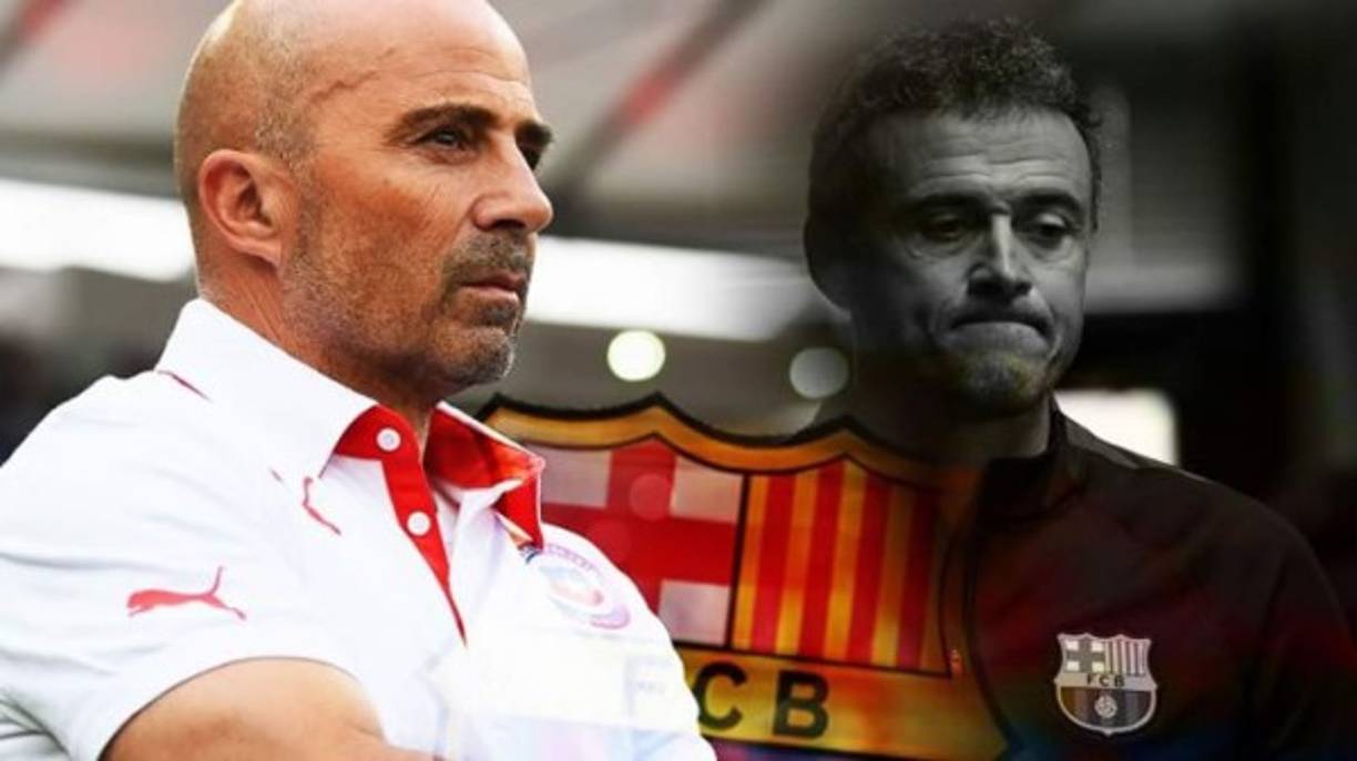 La directiva del Barcelona ya ha empezado a tantear los posibles sustitutos de Luis Enrique, que acaba contrato el 30 de junio del presente año. Y el preferido es Jorge Sampaoli, actual técnico del Sevilla. También suenan Ernesto Valverde, Eduardo Berizzo y Eusebio Sacristán.