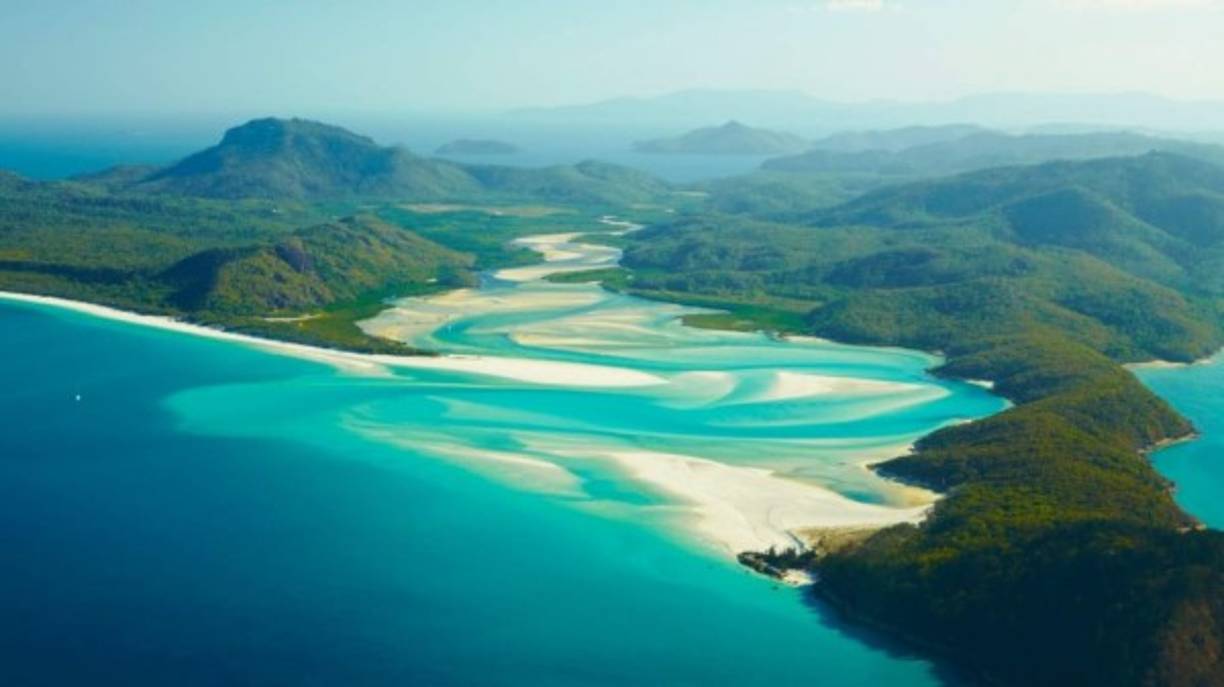Whitehaven Beach, Australia, este es el lugar que eligió el hondureño Roger Espinoza para disfrutar de sus vacaciones de fin de año.