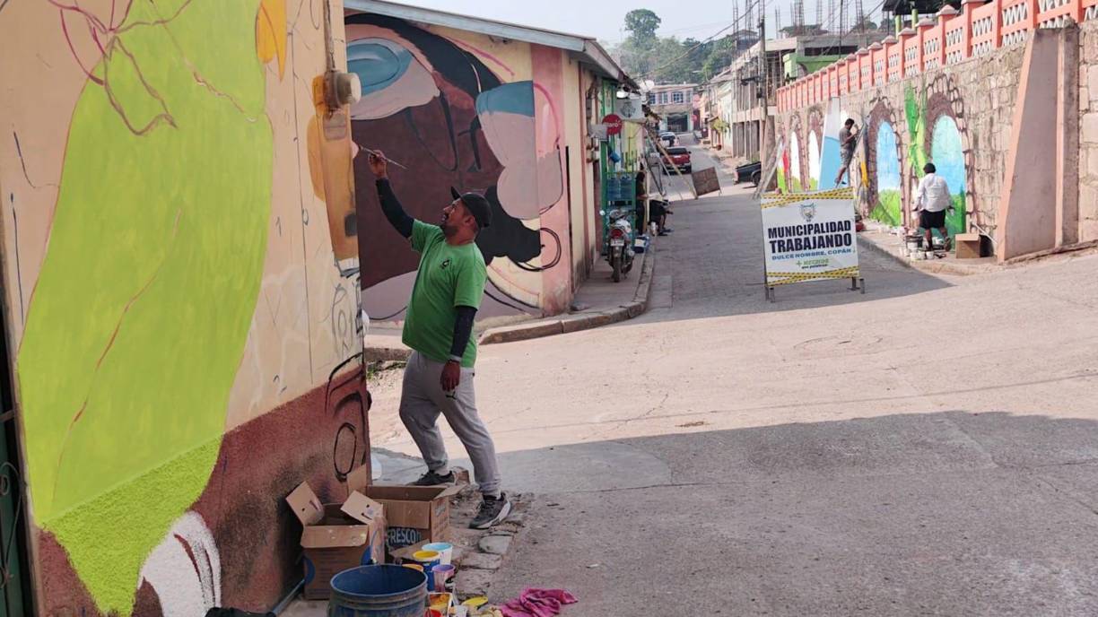 Muralismo en 3D: el festival en Copán que promete espectáculo