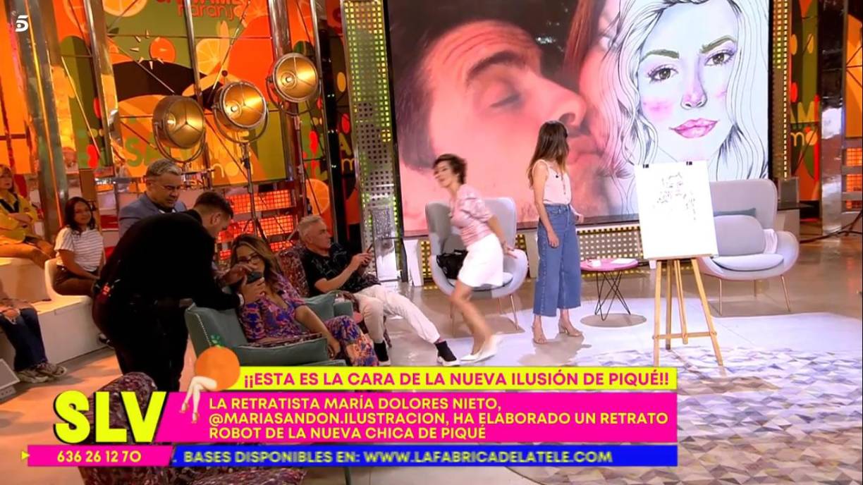 Otro colaborador del programa, Rafa Mora, le ha mostrado una foto a su compañera Laura Fa para saber si es la persona que él piensa: “Creo que ya sé dónde trabaja”. “El pelo es otro y el maquillaje es todo”, ha explicado la colaboradora al quedarse de helada al ver la imagen que le ha mostrado su compañero. 