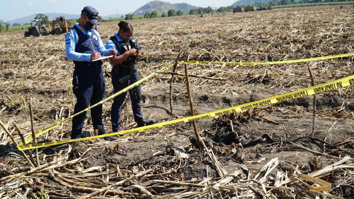 Al menos cinco osamentas humanas fueron encontradas este martes (7 de febrero de 2023) en una cañera cercana al sector Chamelecón, en San Pedro Sula, zona norte de Honduras. 