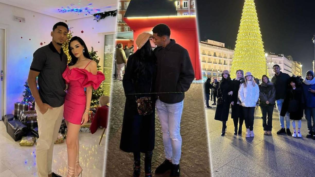 Antony ‘Choco’ Lozano, delantero hondureño del Getafe de la Liga Española, tuvo una feliz Navidad 2023 al lado de su hermosa novia Joselinn Silver y familiares.