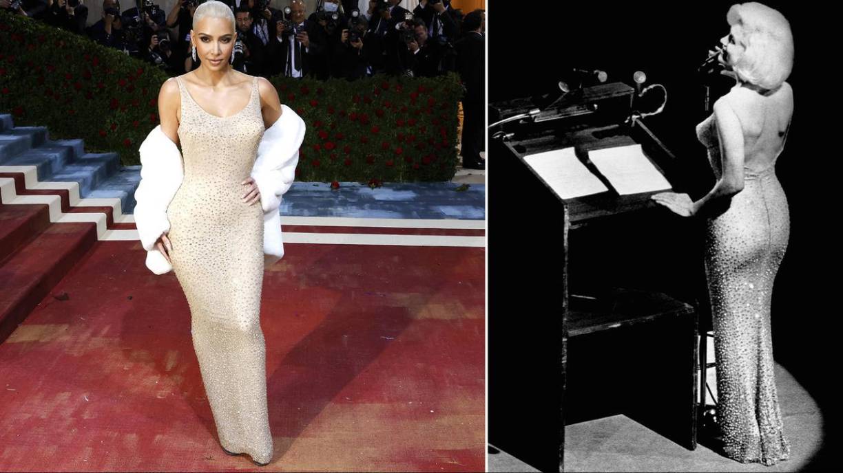 En las últimas horas han salido a la luz una serie de fotografías tomadas por una persona que acudió a la exposición The Marilyn Monroe Collection, donde se puede apreciar los daños que ha sufrido el tejido.