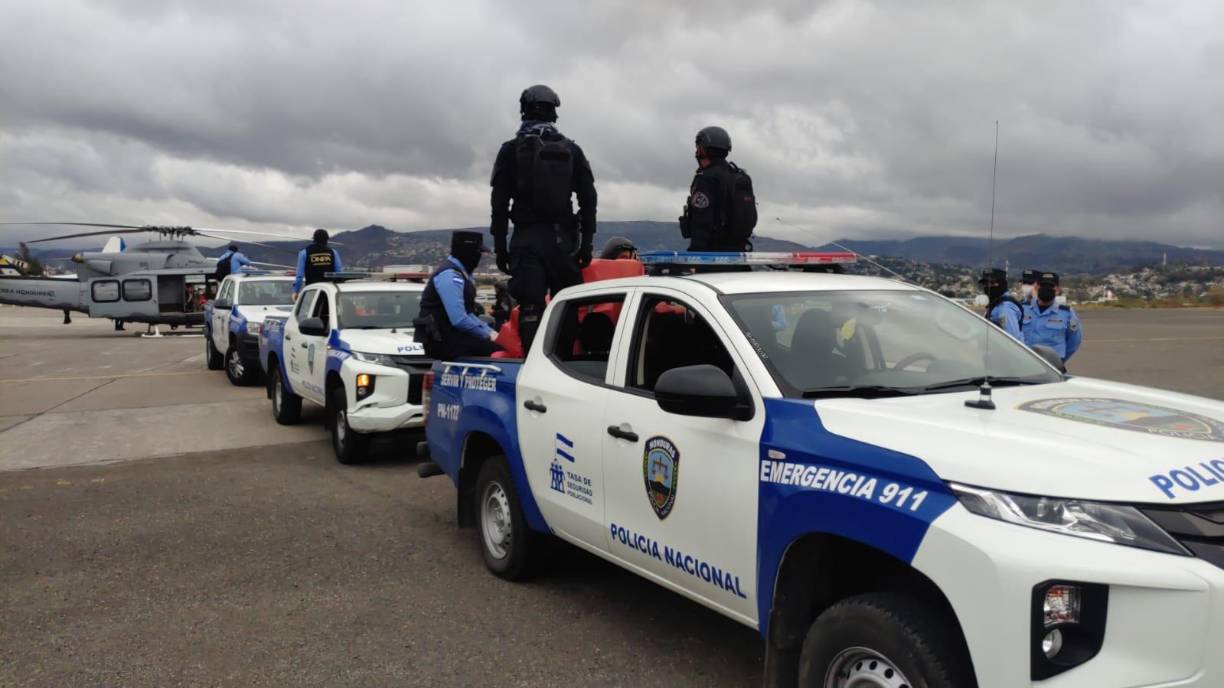 La droga fue llevada hacia Secretaría de Seguridad ubicada en El Ocotal en dónde abrirán los fardos.