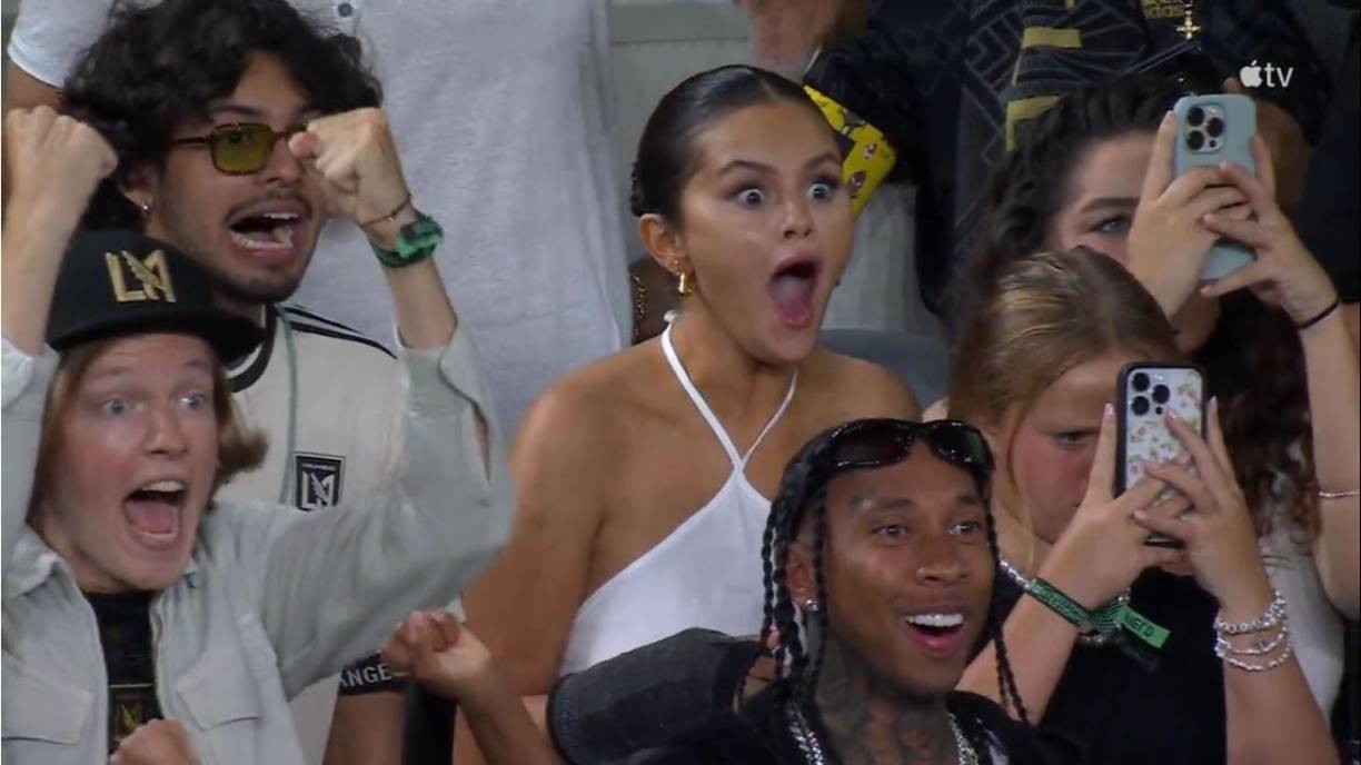 Ese jugadón de Messi que casi termina en gol provocó esta viral reacción de la cantante estadounidense Selena Gómez.