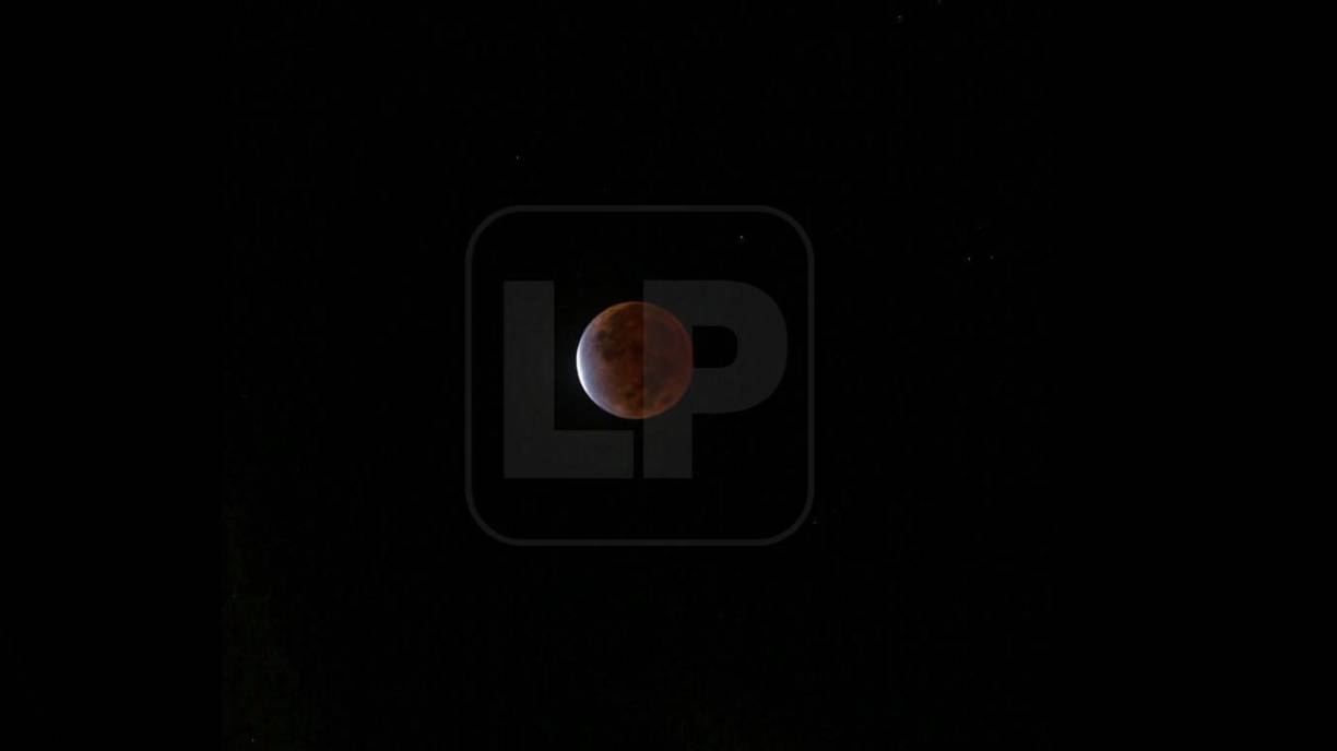 En Honduras el eclipse lunar se pudo apreciar también. 