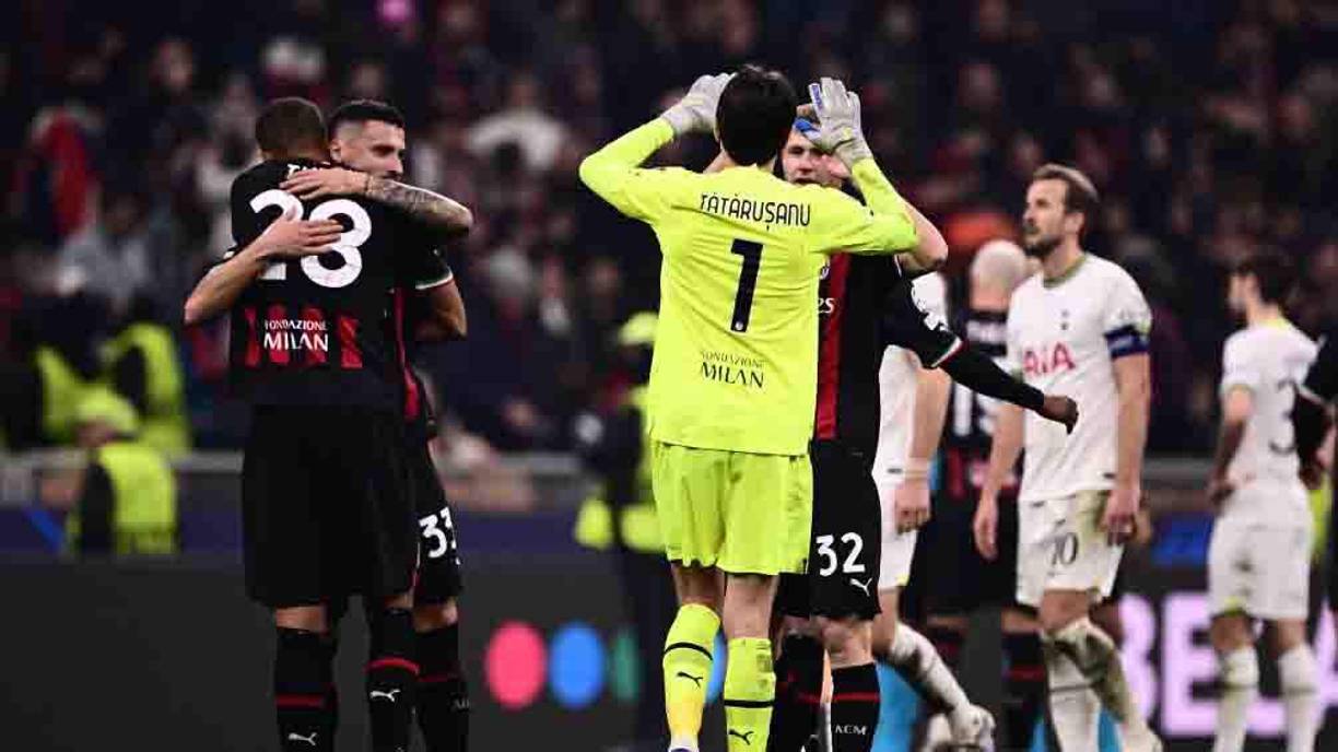 El AC Milan venció 1-0 al Tottenham por la ida de octavos de final de la Champions League. A continuación te mostramos las imágenes más curiosas que dejó el partido.