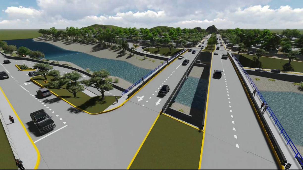 El alcalde de San Pedro Sula, Roberto Contreras, indicó que la construcción del puente unirá la colonia Universidad con la colonia Stibys, además de pavimentarán varios pasajes en ese sector.