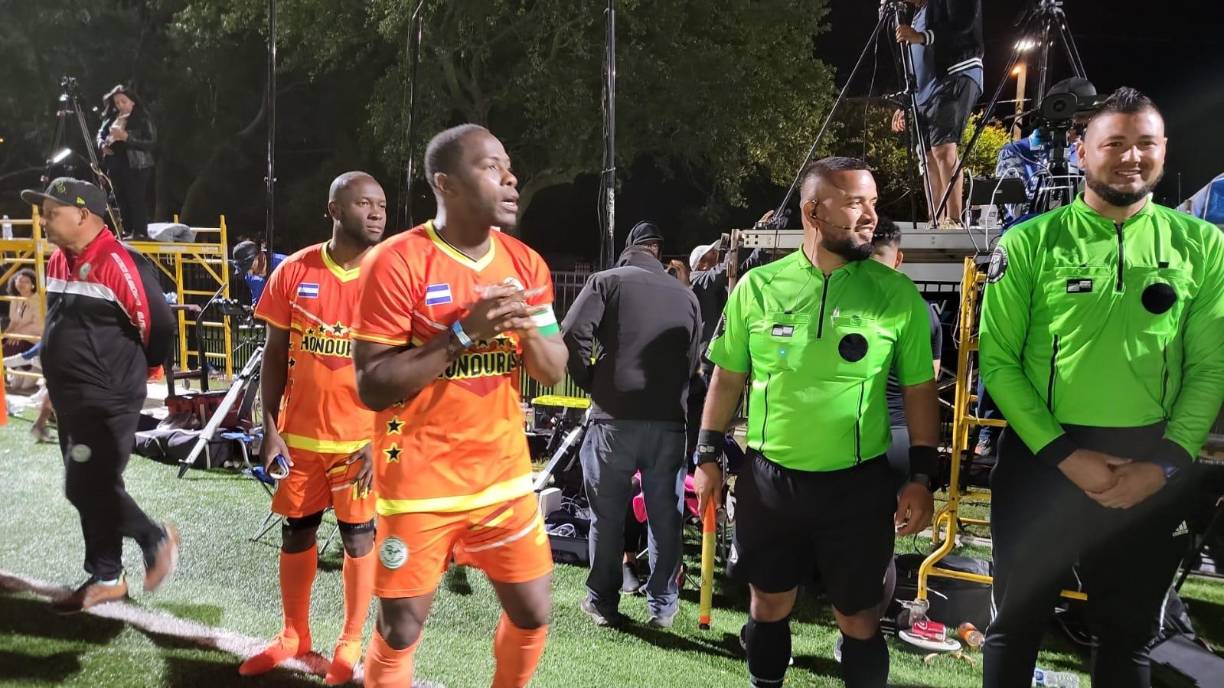 El excapitán de la Selección de Honduras fue una de las sensaciones en el torneo de veteranos.