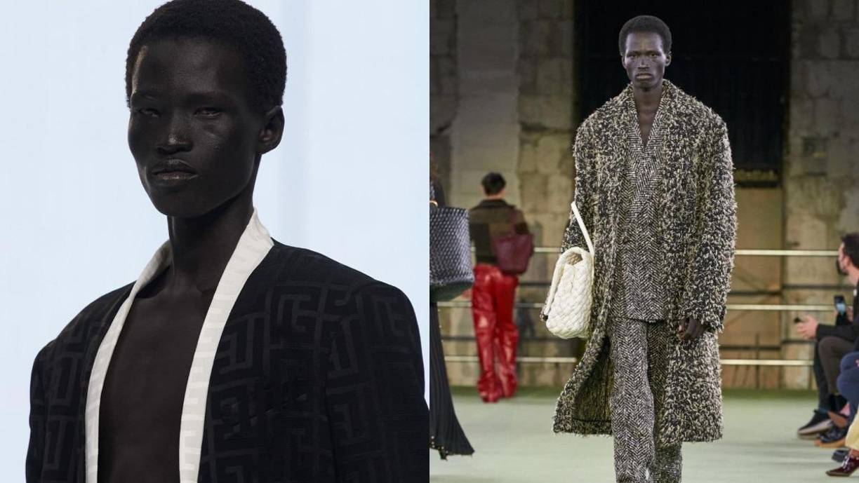 Con solo 21 años, este joven modelo oriundo de Sudán del Sur, de nombre Mamuor Majeng, consiguió lo que muchos solo pueden soñar: ser reconocido como “Modelo del Año” por GQ Francia en 2024.