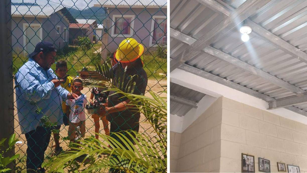 Los padres de familia de la San Francisco de Asís decían que los niños iban desvelados a la escuela, que más parece un gallinero, desvelados por no poder dormir con ventilador en los días más calurosos. Ya desde esta noche no sufrirán más por no tener energía eléctrica en sus casas.