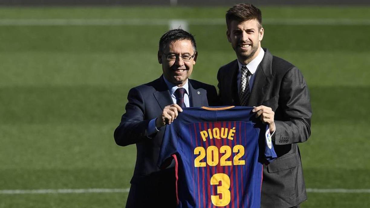 En el 2018, Gerard Piqué llegó a un acuerdo para renovar su contrato con el FC Barcelona hasta el 2022. Todo se dio gracias a las pláticas que sostuvo con Josep Bartomeu, presidente en ese entonces del cuadro culé. 