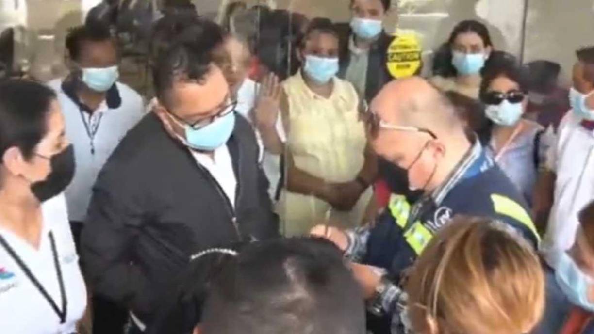 Defensores de los derechos humanos llegaron a mediar.